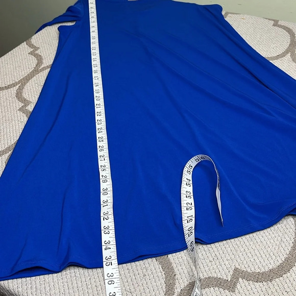 💰Calvin Klein round neck butterfly short sleeve Shift stretchy swing dress - Picture 13 of 13